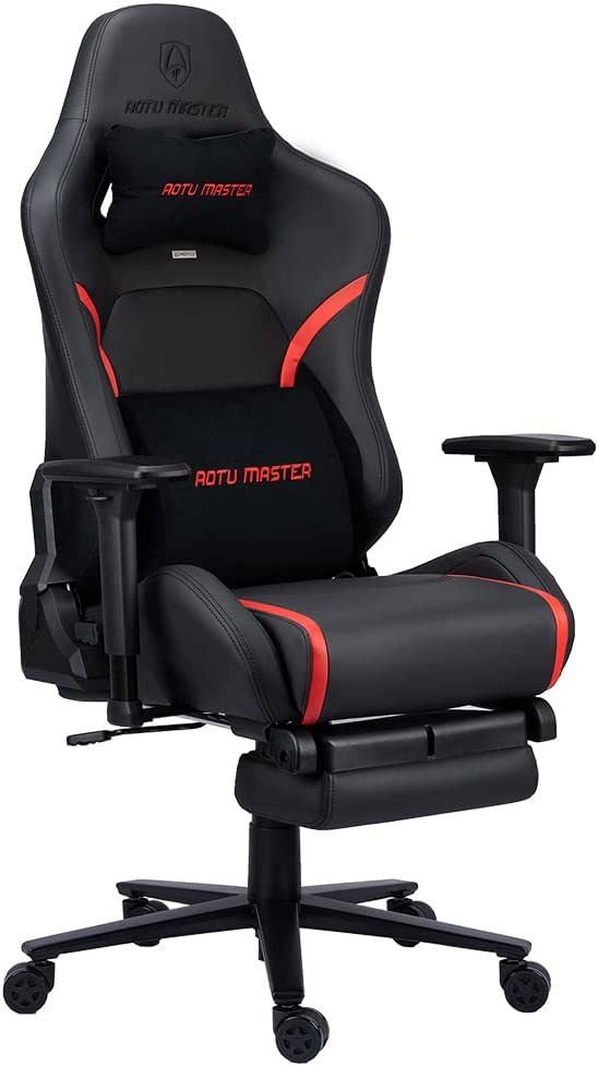 Gaming Chair Racing Style Recliner with Footrest